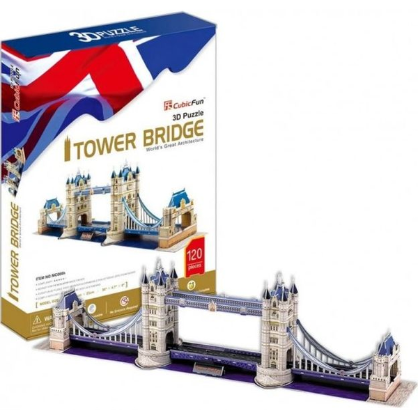 3D puzzle Tower Bridge Nat. Geo. Fotóalbummal (120 db-os)