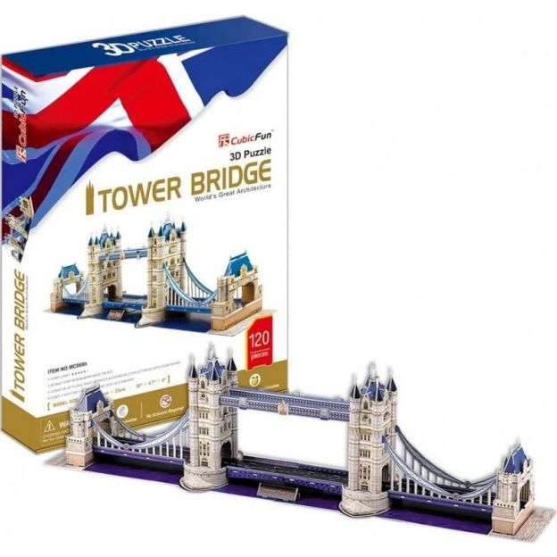 3D puzzle Tower Bridge Nat. Geo. Fotóalbummal (120 db-os) (306-20978)