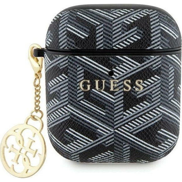 Guess GUA2PGCE4CK AirPods 1/2 Pipe - GCube Charm, Fekete