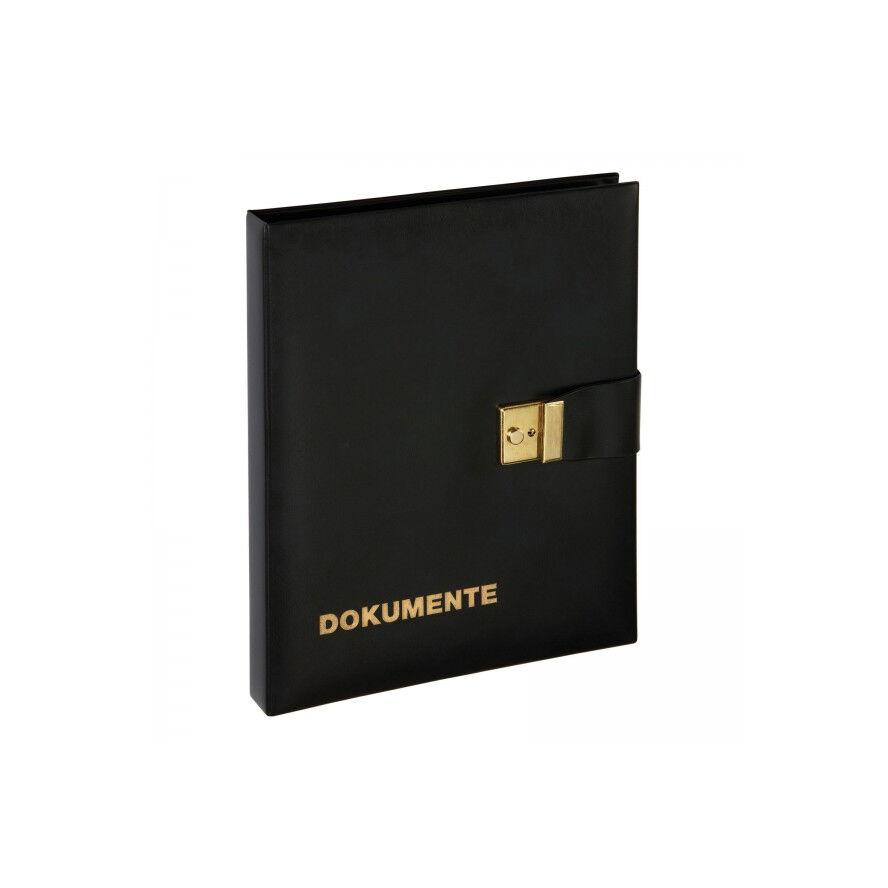 PAGNA Dokumentenmappe 4-Ring-Mechanik 1H schwarz (30503-01) (30503-01)