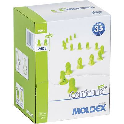 Moldex 740301 Contours small Hallásvédő füldugó 35 dB eldobható 200 pár (740301)
