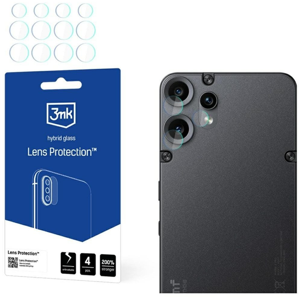 3mk LENS PROTECTION kameravédő üveg 4db (flexibilis, ultravékony, 0.2mm, 7H) ÁTLÁTSZÓ Nothing CMF Phone 2 Pro (GP-169811)