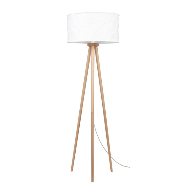 Laura állólámpa E27-es foglalat, 1 izzós 60W átlátszó-fehér