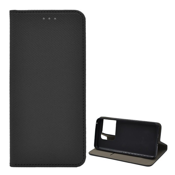 Tok álló, bőr hatású (FLIP, oldalra nyíló, asztali tartó funkció, rombusz minta) FEKETE [OnePlus 10 Pro 5G] (5996591153667)