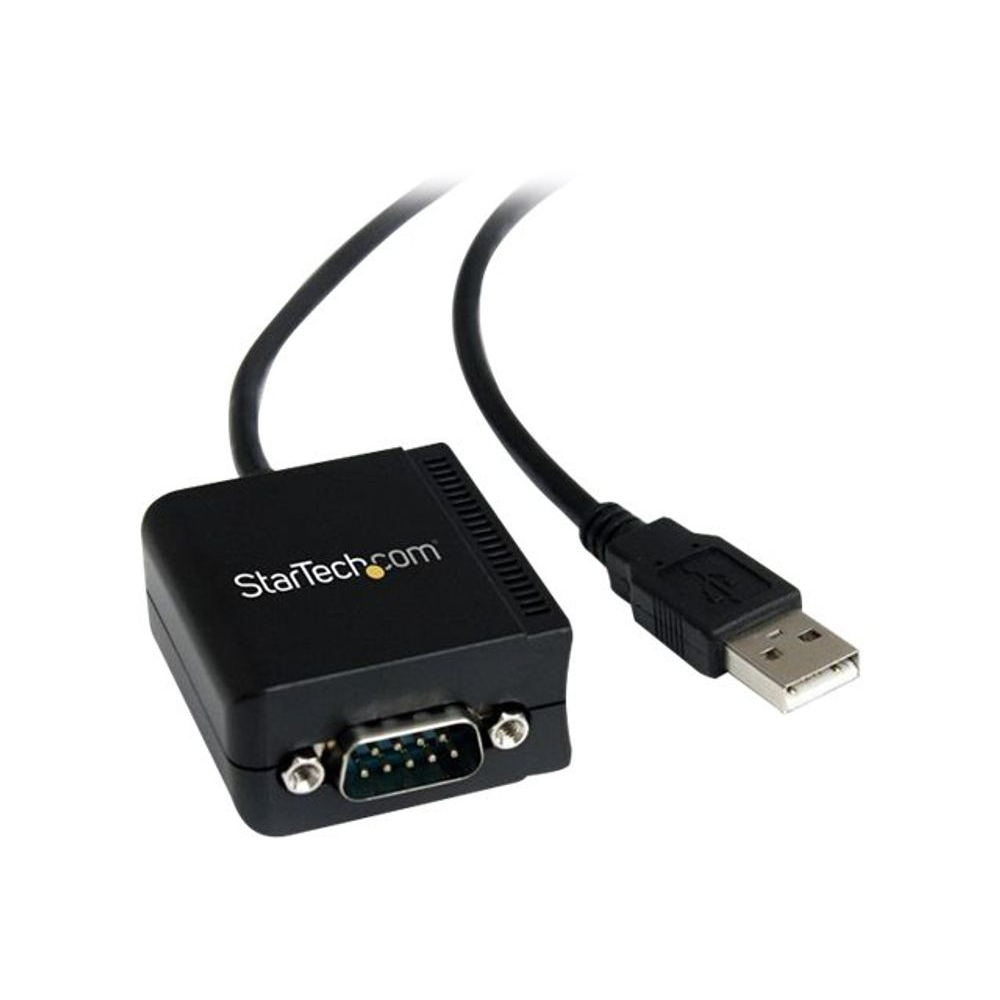 StarTech.com ICUSB2321FIS csatlakozó átlakító DB-9 USB A Fekete (ICUSB2321FIS)
