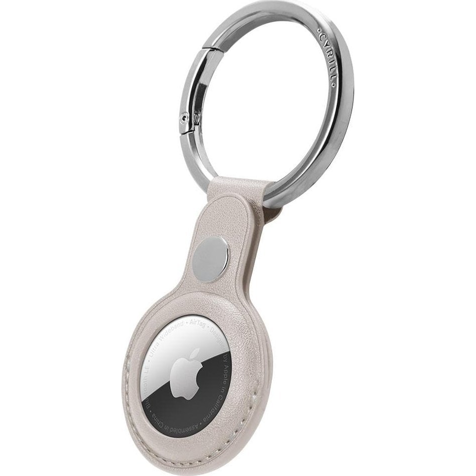 Spigen Cyrill Basic Leather Apple AirTag tok szürke (AMP02093) (AMP02093)