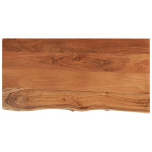 tömör akácfa téglalap alakú fürdőszobai pult 120 x 60 x 3,8 cm