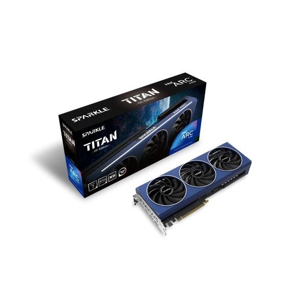 Sparkle Intel Arc A750 8GB GDDR6 Titan OC Edition Videókártya