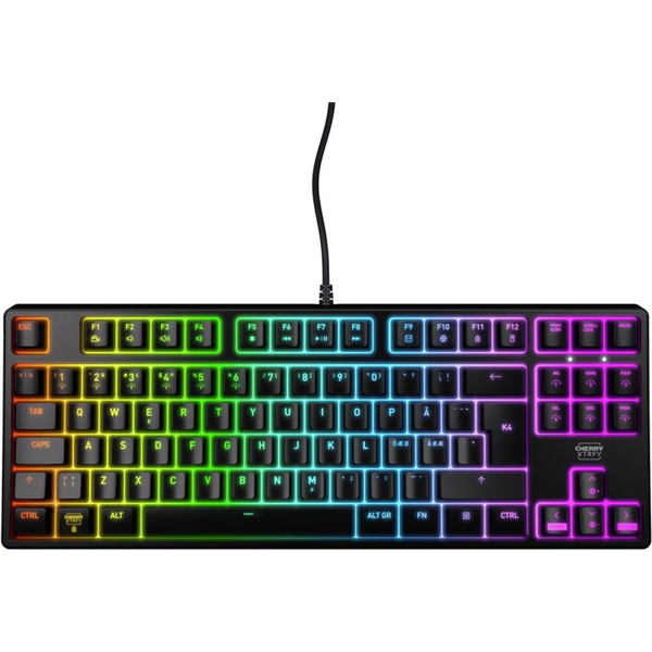 CHERRY XTRFY K4V2 RGB TKL toetsenbord Gamen USB QWERTY Portugees Zwart