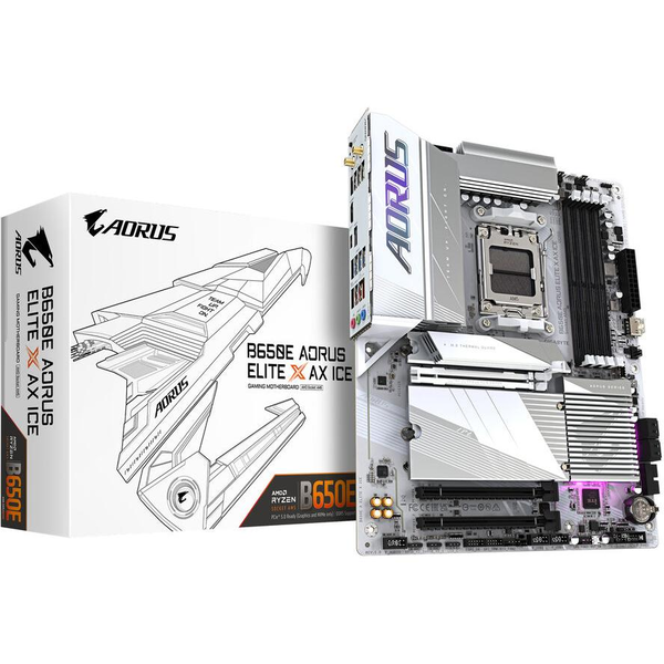 Gigabyte B650E AORUS ELITE X AX ICE alaplap AMD B650 Socket AM5 ATX