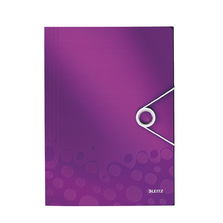 Leitz WOW Polipropilene (PP) Metallico, Viola A4