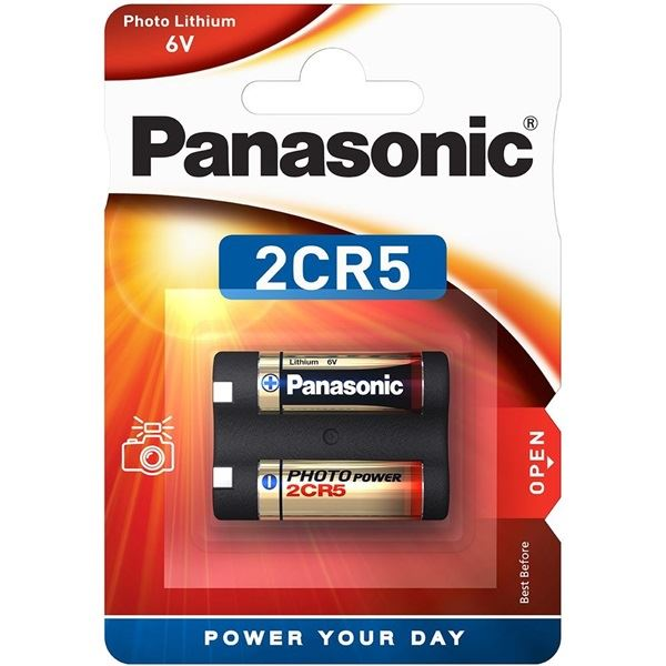 Panasonic 2CR-5L/1BP 2CR5 fotóelem 1db (2CR5M) (2CR5M)