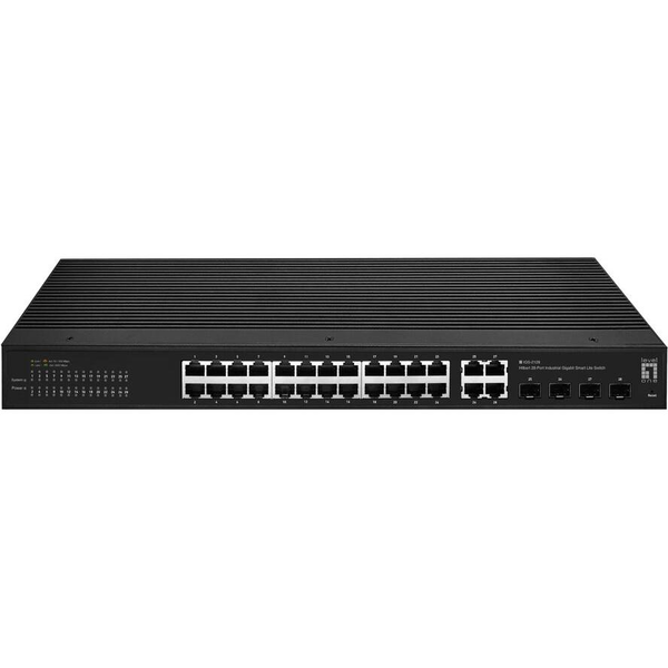 LevelOne IGS-2128 netwerk-switch Managed L2 Gigabit Ethernet (10/100/1000) Zwart
