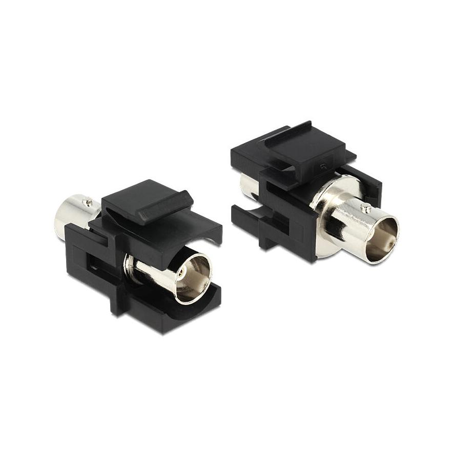 Delock Keystone module BNC female > BNC female fekete (86351)