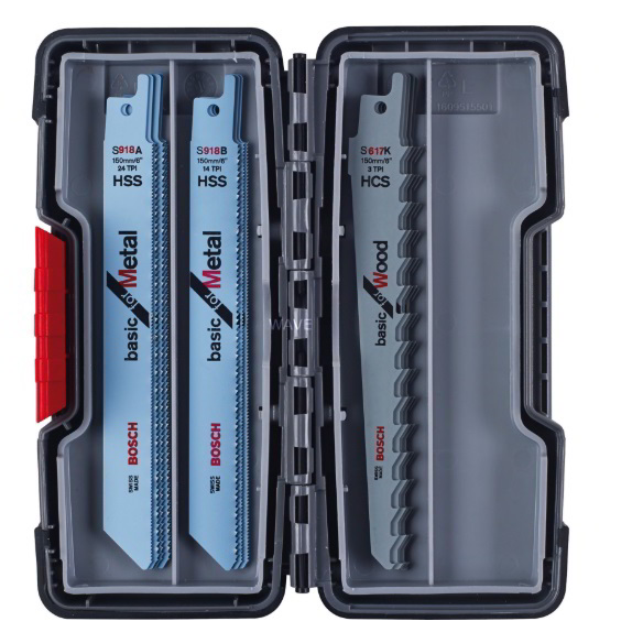 Bosch 2 607 010 901 lombfűrész, kanyarítófűrész és szablyafűrész lap Szablyafűrészlap 15 db (2607010901)