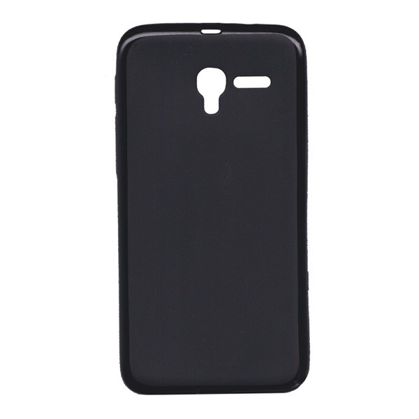 Szilikon telefonvédő (matt) FEKETE [Vodafone Smart Grand (VF696)] (5996457607167)