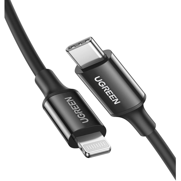 UGREEN US171 USB-C  Lightning kábel 36W 2m fekete (60752)