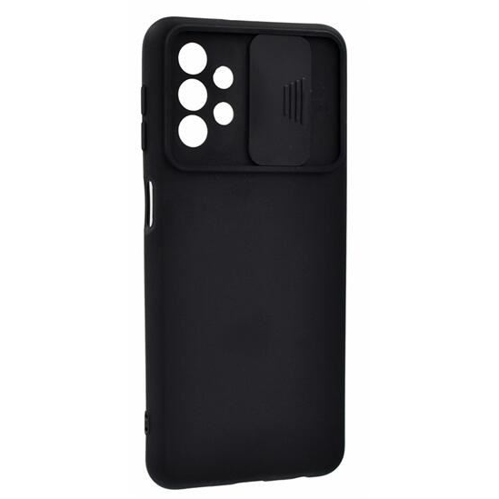 Gigapack Samsung Galaxy A32 5G (SM-A326) kameravédős szilikon tok matt fekete (GP-133220)