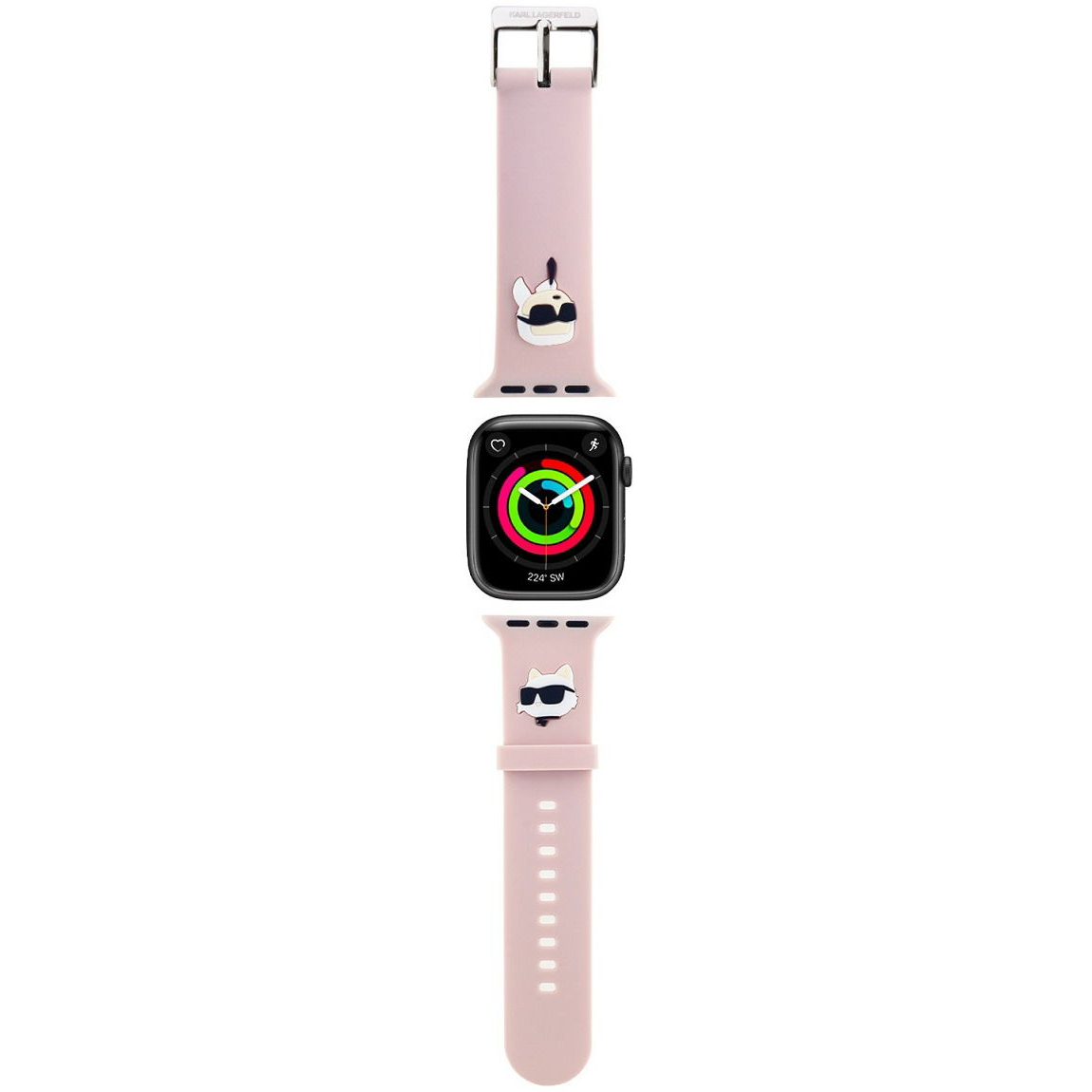 Karl Lagerfeld Karl and Choupette Head NFT Apple Watch 42/44/45/49 Pink (KLAWLSLKCNP)