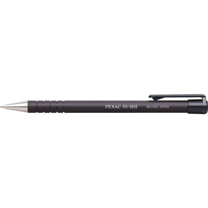 Penac RB-085B Nyomógombos Golyóstoll - 0.7 mm / Fekete (7010344009)