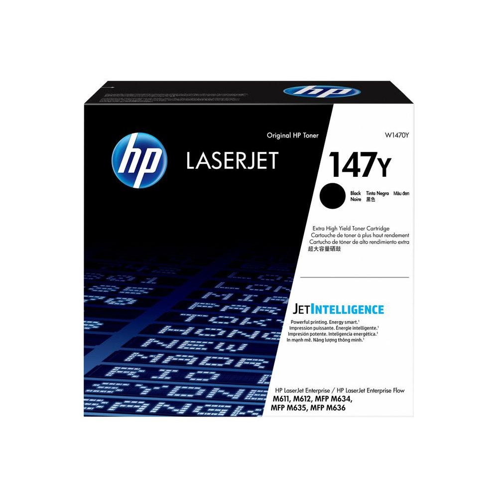 HP 147Y - Extra High Yield - black - original - LaserJet - toner cartridge (W1470Y) (W1470Y)