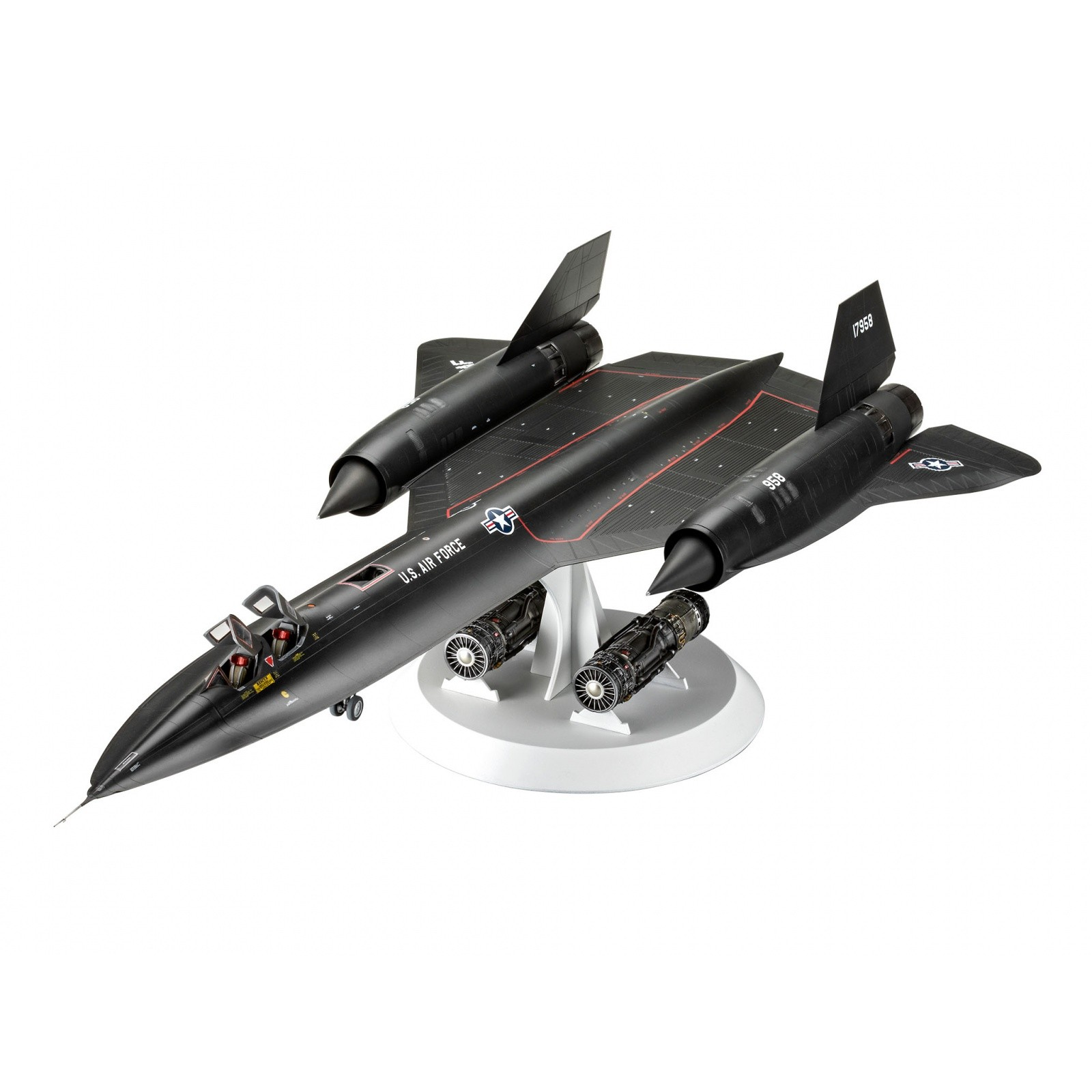 Revell Lockheed SR-71 Blackbird repülőgép műanyag modell (1:48) (04967)
