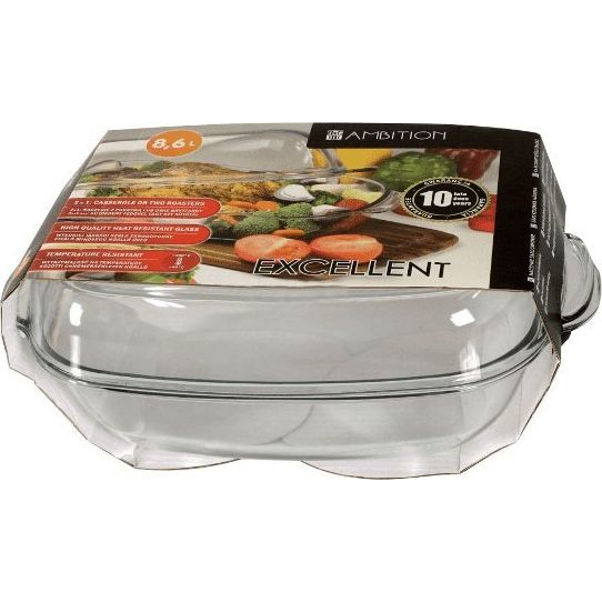 Ambition Excellent Hőálló Sütőedény + Fedő - 8.6 L (32990)