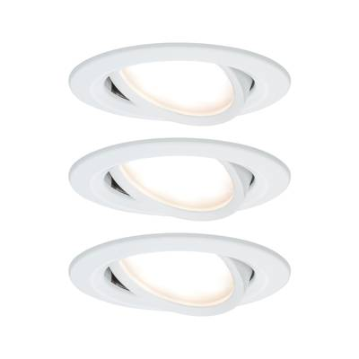 Beépíthető lámpa 3 részes készlet LED LED 19.5 W Paulmann 93485 Nova Fehér (matt) (93485)