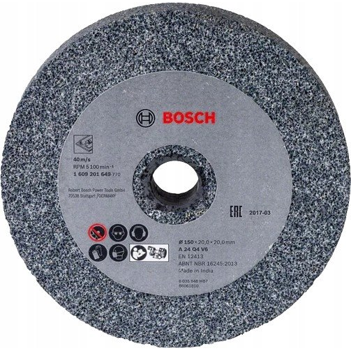 Bosch PRO Metal csiszolókorong, 150x20x20 mm, szemcseméret: G24, fémhez