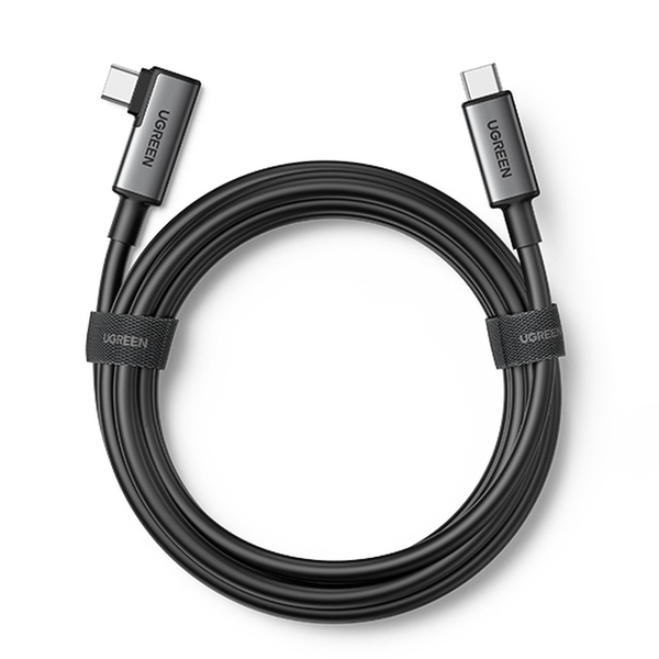 Ugreen USB-C apa - USB-C apa Adat és töltőkábel - Fekete (5m)