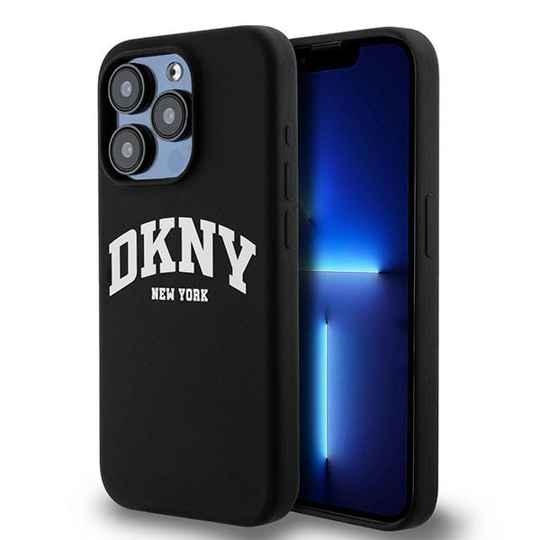 DKNY TEKOČI SILIKONSKI OVITEK ZA MAGSAFE ZA IPHONE 14 PRO BEL