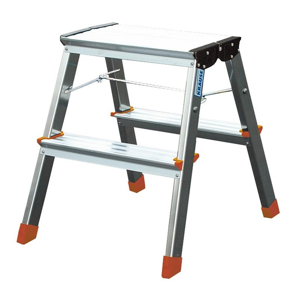 Krause Treppy 130020 2x2 lépcsőfokos alumínium fellépő