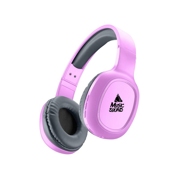 Music Sound 8018080412042 Headset Trådløs Opkald/musik Bluetooth Lyserød