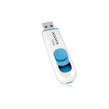 Memoria Usb Usb 2.0 32 Adata Ac008-32g-rwe  | Blanco/azul, Blanco