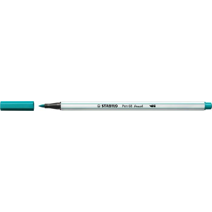 STABILO Pen 68 brush prémium ecsetfilc rugalmas heggyel türkizkék (568/51) (568/51)
