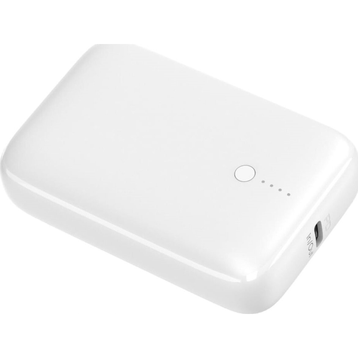 PLATINET Power Bank hordozható töltő 10000mAh, USB-C, 20W, Li-Ion, PD, QC, QC, fehér (PMPB10DL104W)