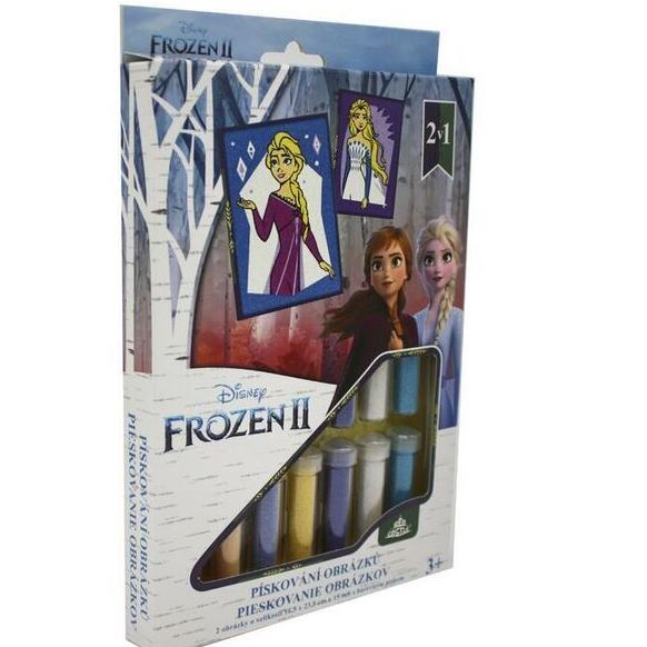 Jégvarázs 2: 2 az 1-ben homokkép készítő szett Elza (DS38)