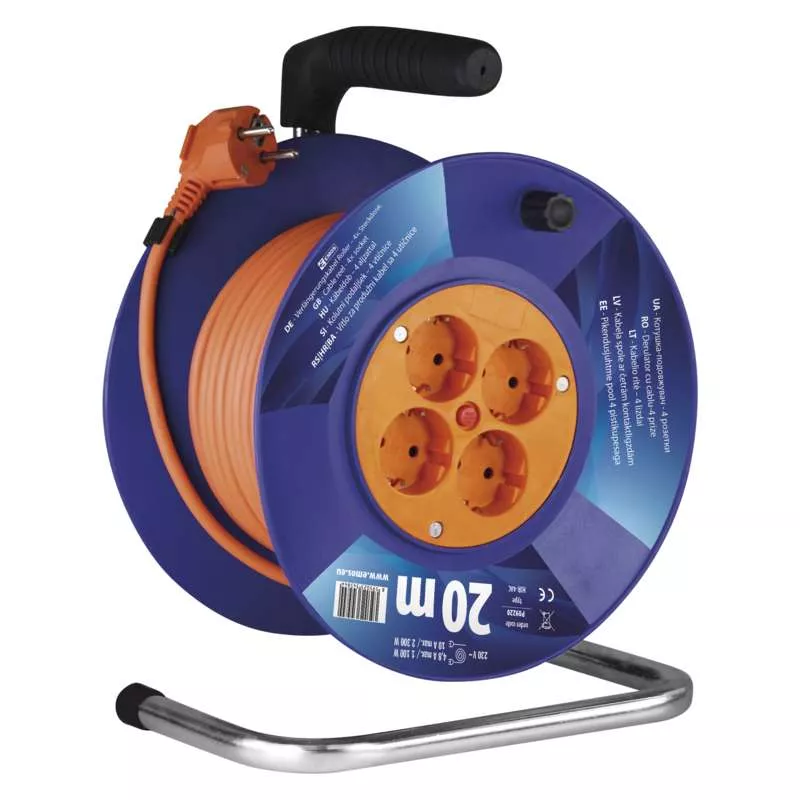 Emos P09220 4-es kábeldob - 20m (P09220)