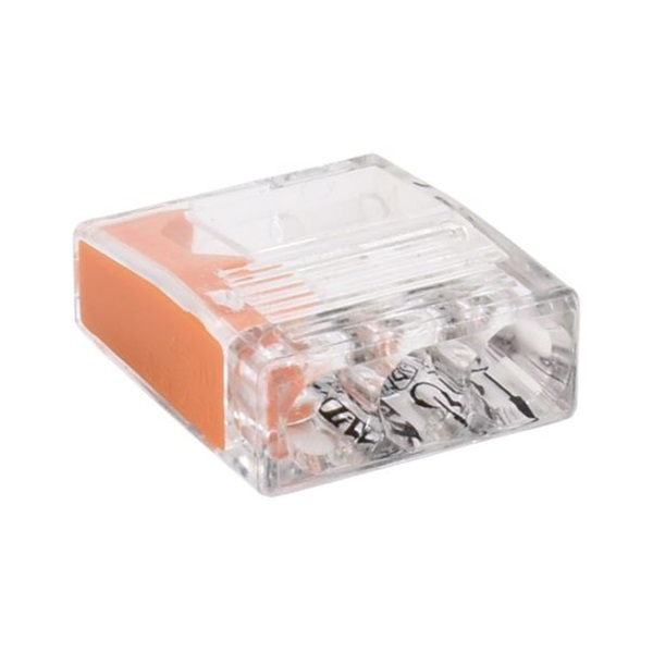 Bemko E00-PM23-100 3-as, max. 2,5mm2, 100db/csomag vezetékösszekötő (E00-PM23-100)