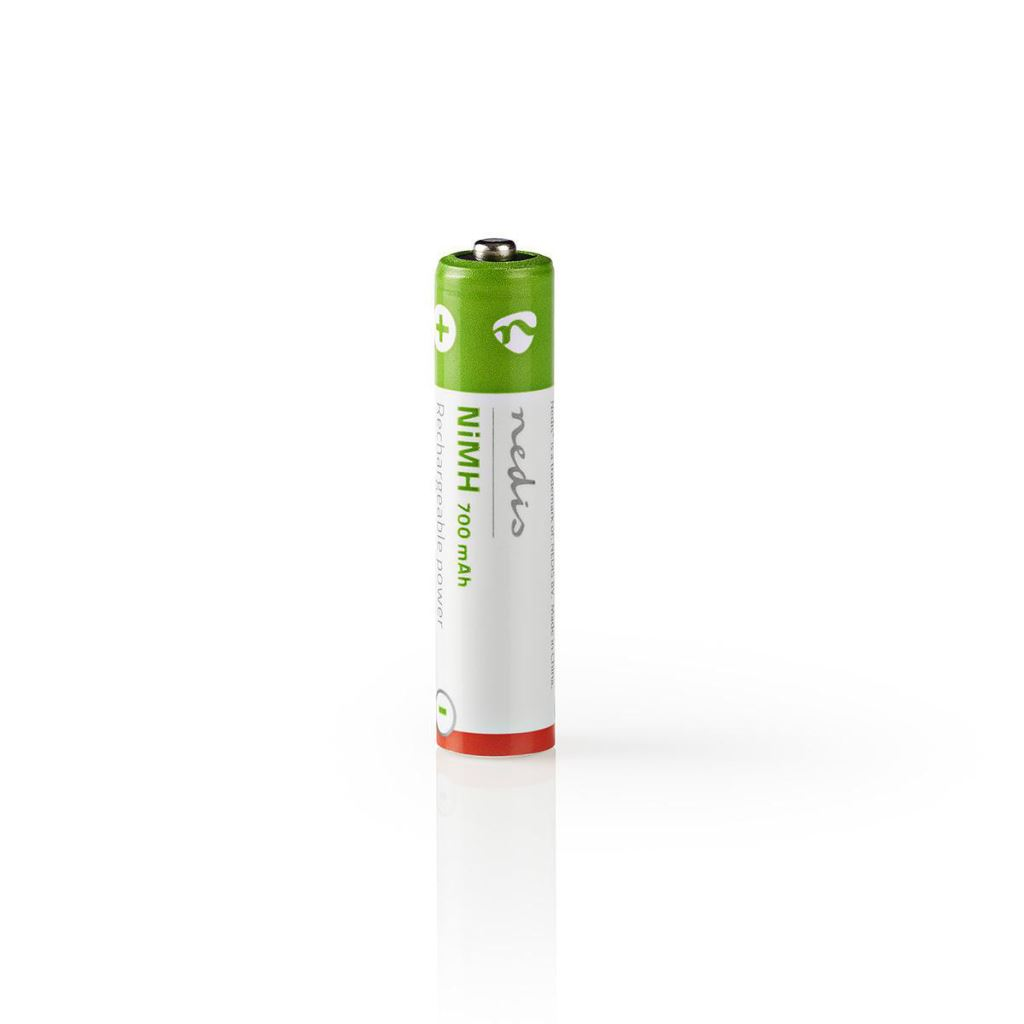 Nedis újratölthető Ni-MH Akkumulátor AAA 1.2V 700mAh 4db (BANM7HR034B) (BANM7HR034B)