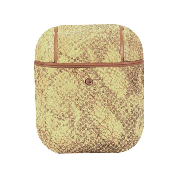 Terratec AirBox Crocodile Pattern Apple AirPods védőtok - Barna