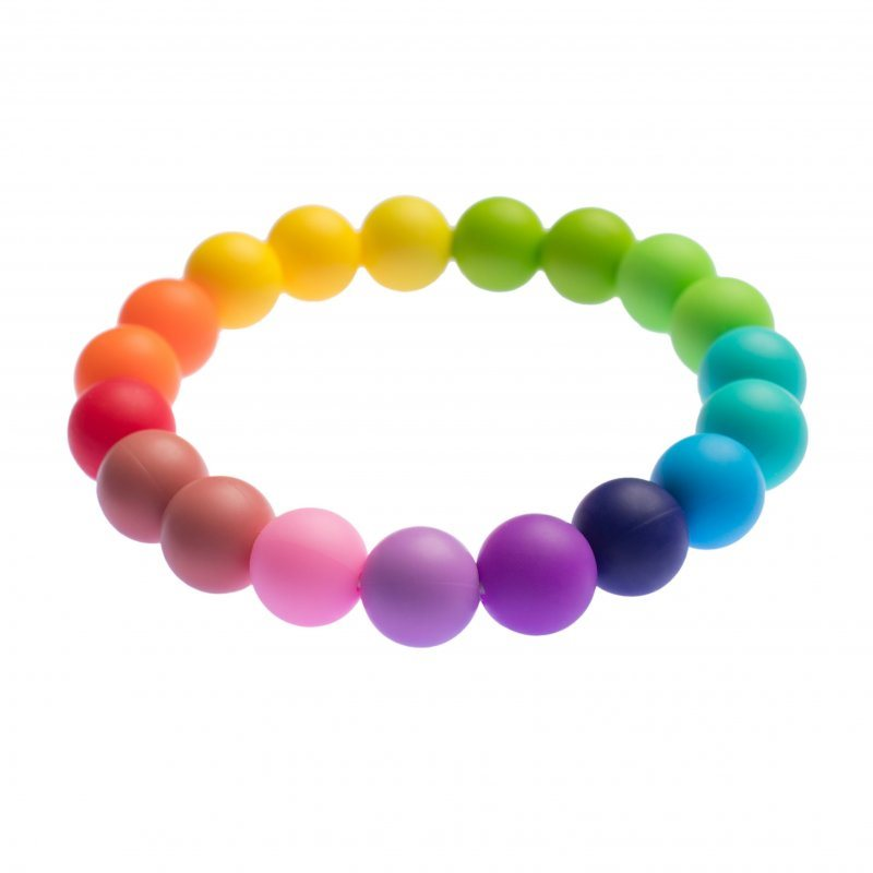 BIBERSCHATZ Regenbogen rágóka karkötő (3800500808307)