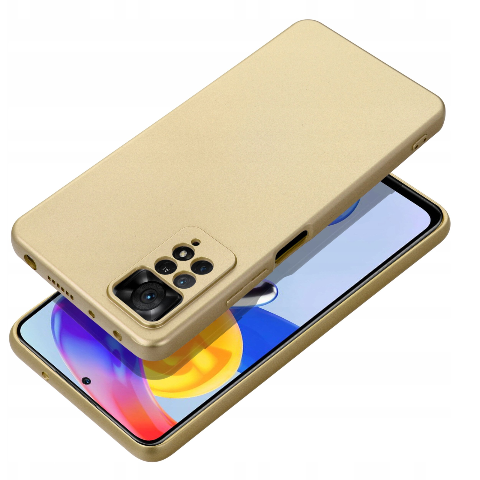 ZONE Metallic Case tok Xiaomi Redmi Note 14 Pro 5G (Global) / Poco X7 csillogó arany (5903396365560)