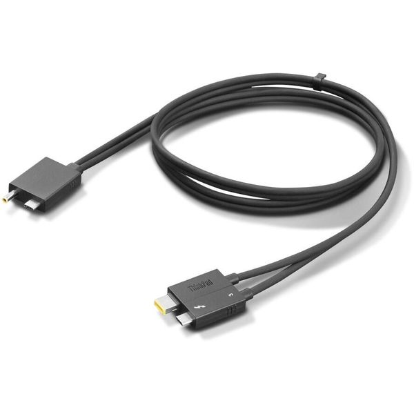Lenovo 4X91K16970 Thunderbolt-kabel 0,7 m 40 Gbit/s Zwart
