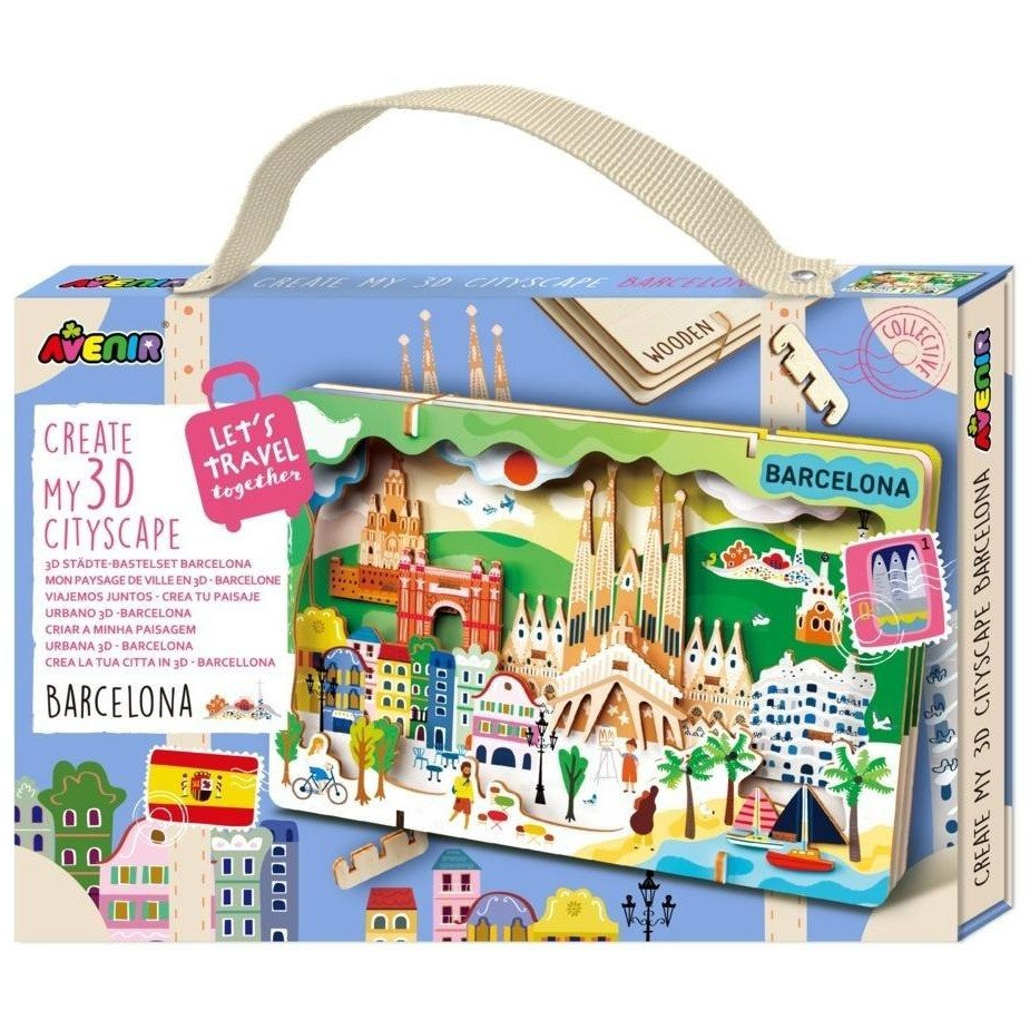 Városkép 3D puzzle, Barcelona Avenir (6920773350819)