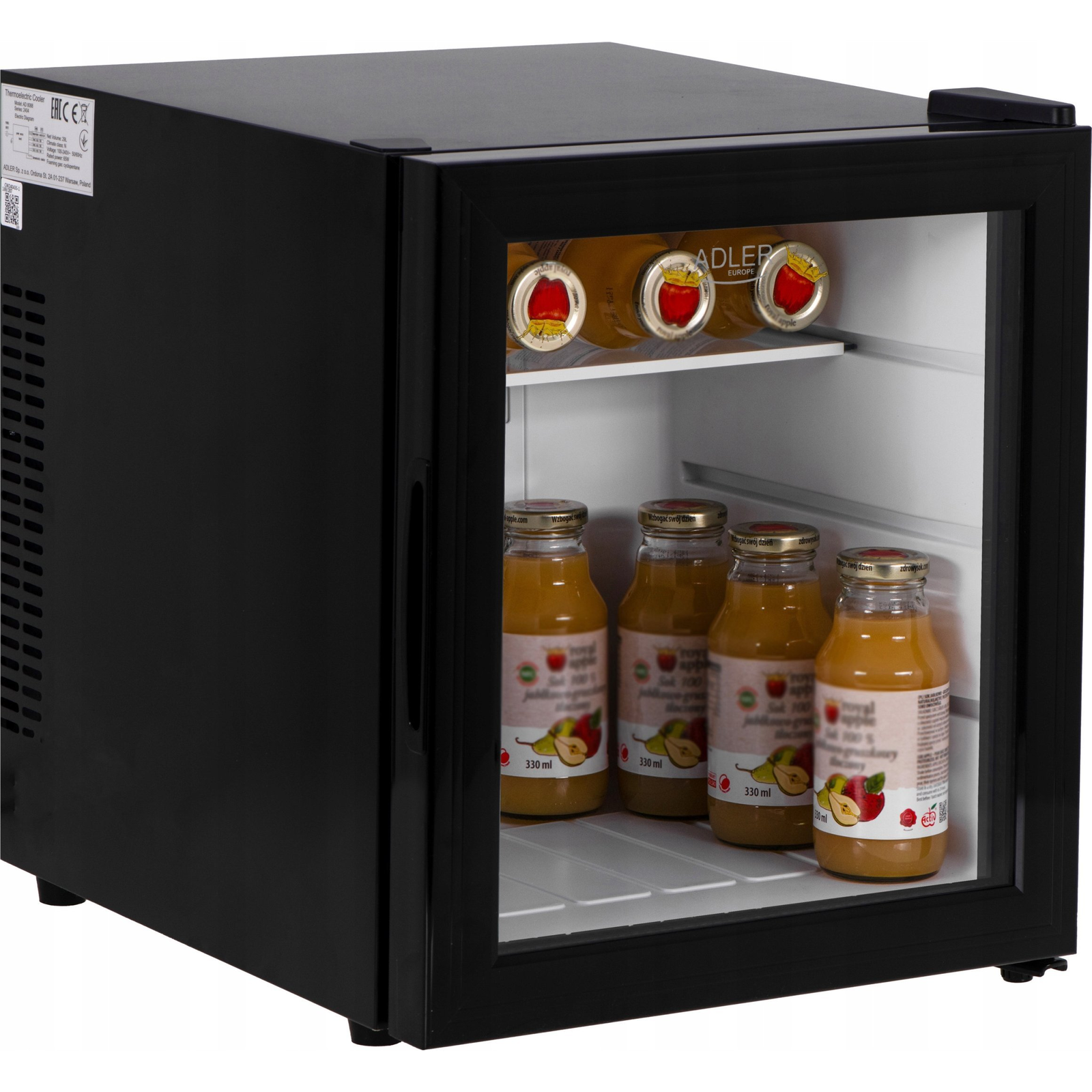 Adler AD 8088 Termoelektromos hűtőszekrény 32L - Fekete (AD 8088)