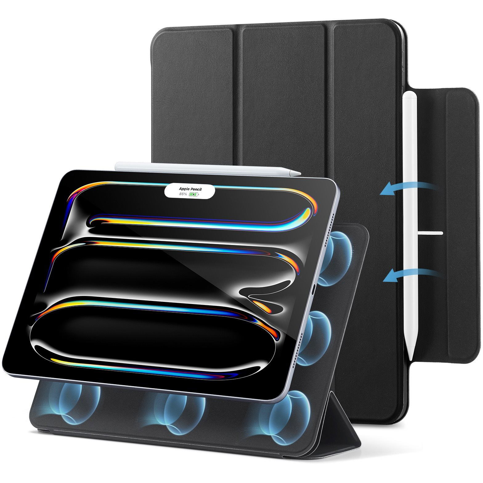 ESR Rebound Magnetic Case, Compatible with iPad Pro 11 (2024), Black (1B1960103)