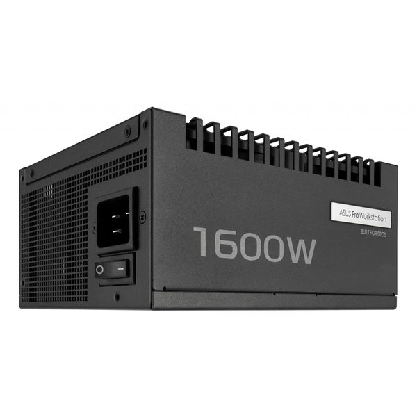 ASUS Pro WS 1600W Platinum enhed til strømforsyning 20+4 pin ATX ATX Sort