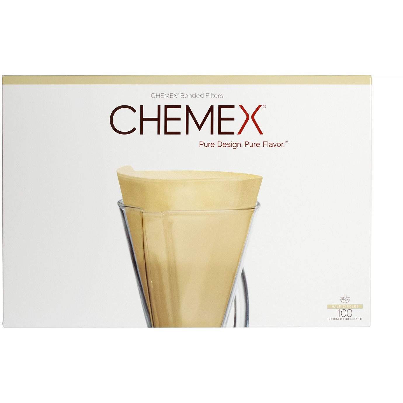 Chemex papírszűrő 1-3 csészéhez, természetes, 100db (FP-2N)