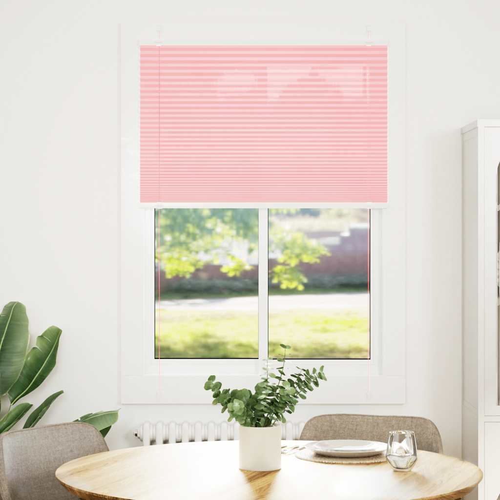 pliszírozott redőny rózsaszín 100x100 cm szövetszélesség 99,4cm (4015432)
